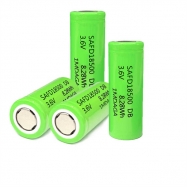 3.6v 2400mah 18500 Rechargeable Cylindrical Lithium Ion Battery