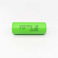Bulk 18500 Size 3.6v 2400mah Rechargeable Lithium Ion Battery