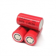 Grade A rechargeable cylindrical battery 18350 lithium battery 3.6v 1100mah solar charging