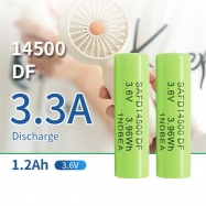 3.6v 14500 Li-ion Rechargeable Battery 14500 1200mah for Portable Speakers